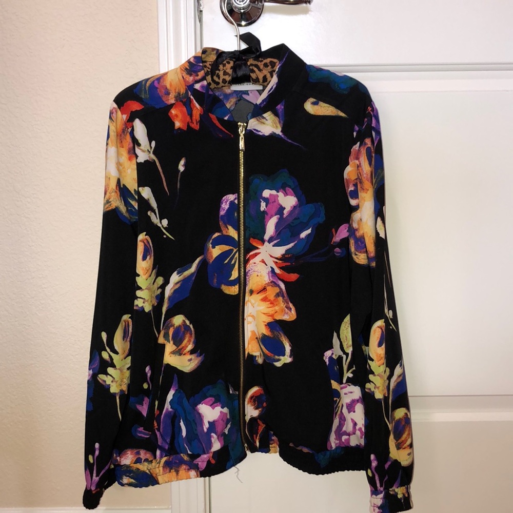 Susan Graver bomber jacket